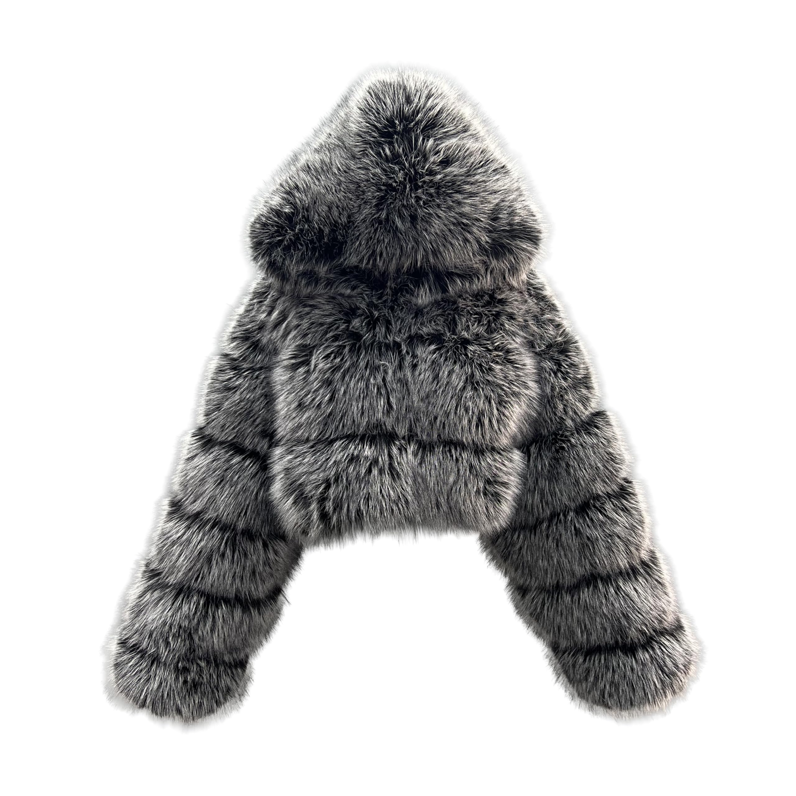DLNYC Faux Fox Fur Bolero