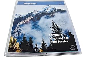 Simplify Your Field Service Routine with the Ultimate Vinyl Magazine and Tract Organizer