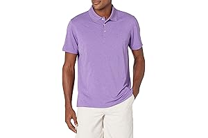 Men's Slim-Fit Light Purple Polo Shirt