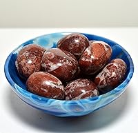 Vista 21 de Granate profundo Almandine Tumbled Stone Pebbles pulidos Natural Sparkling Gemstone Crystal Mineral Frreforma Cabujón Cabujón Espécimen Cabujón