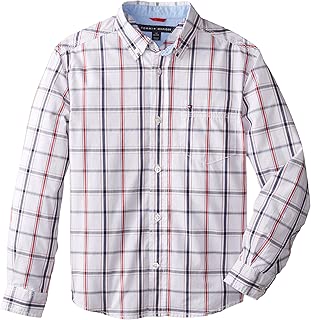 Tommy Hilfiger Boys Ellison Long Sleeve Woven Shirt - coolthings.us