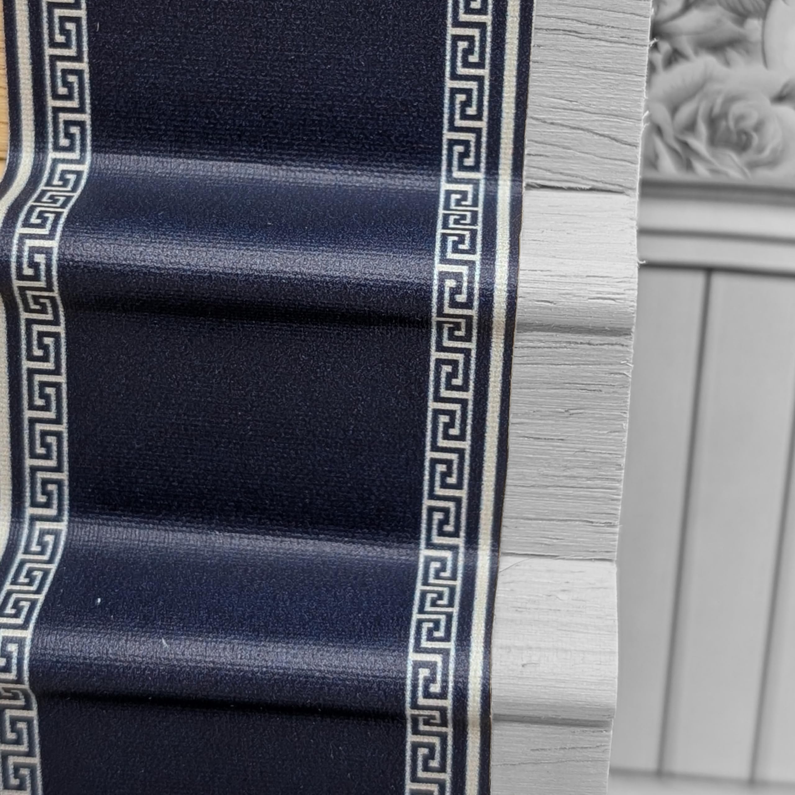 Self-Adhesive Carpet with Real Textile Structure for Dollhouses Scale 1:12 (Greek Blue)