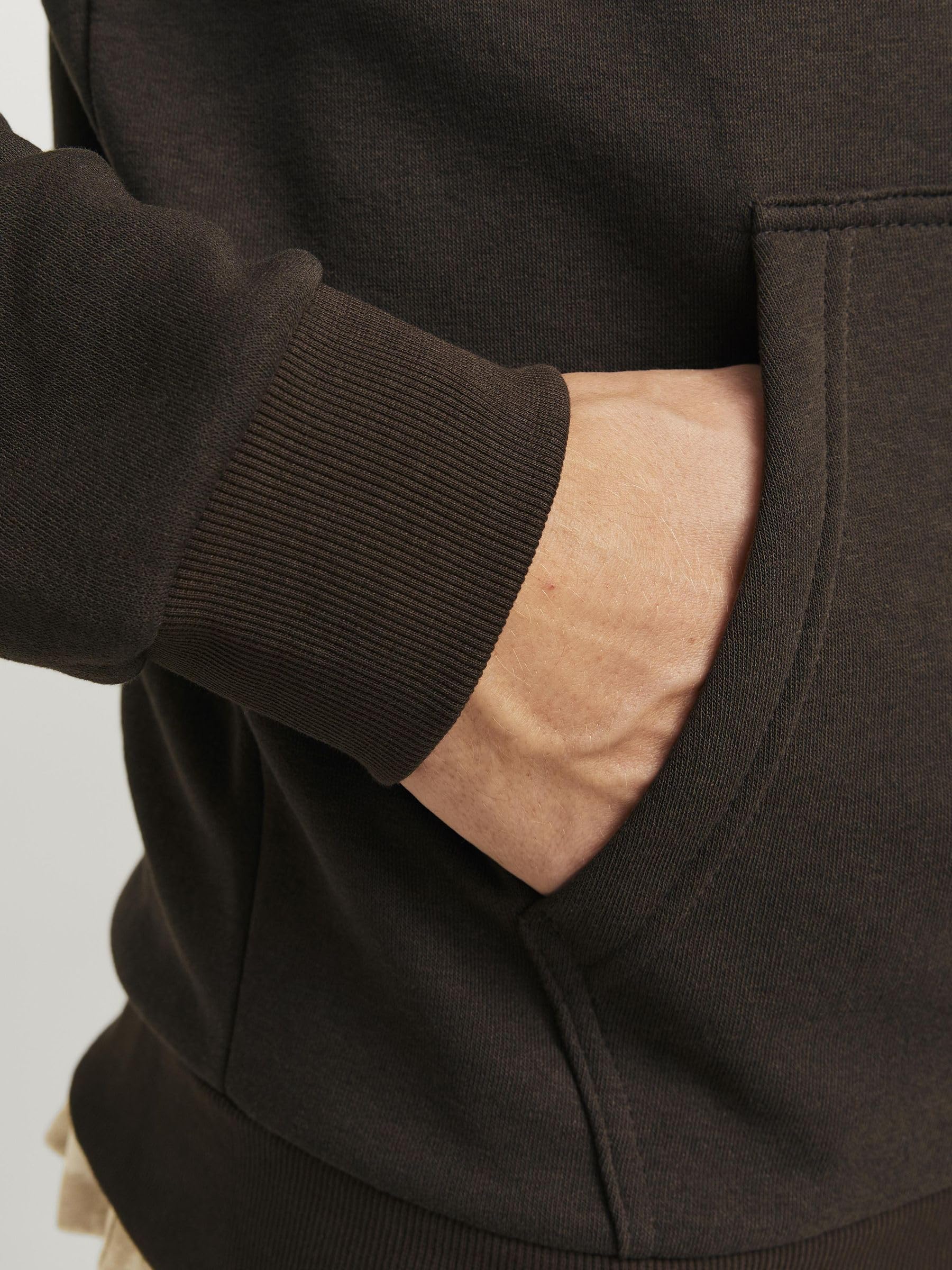 JACK & JONES Zip Hoodie Plain Zip Hoodie