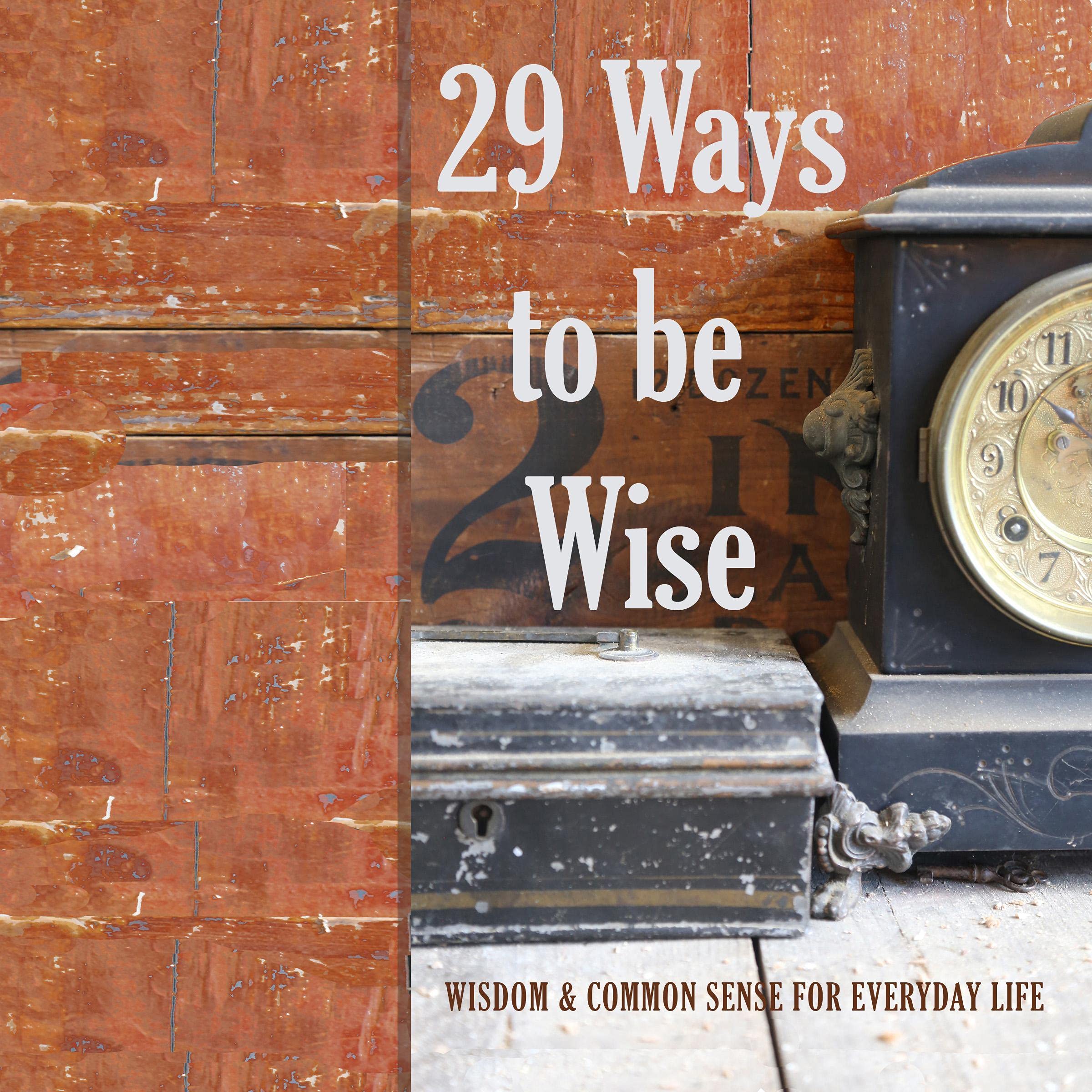 29 Ways to Be Wise