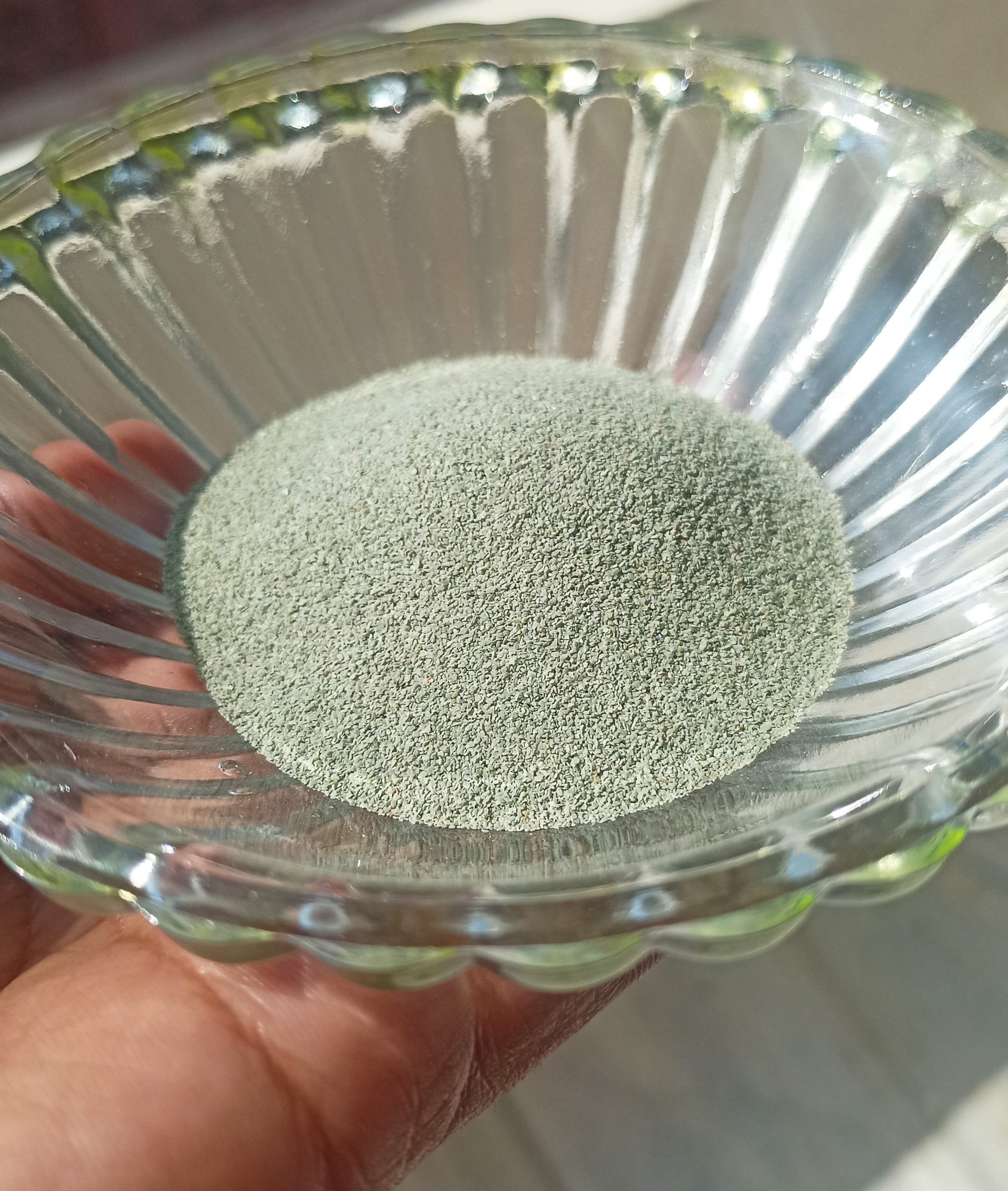 Green Agate Crushed Powder 5000 CT, USE in Resin Art, Craft Work, Project Work