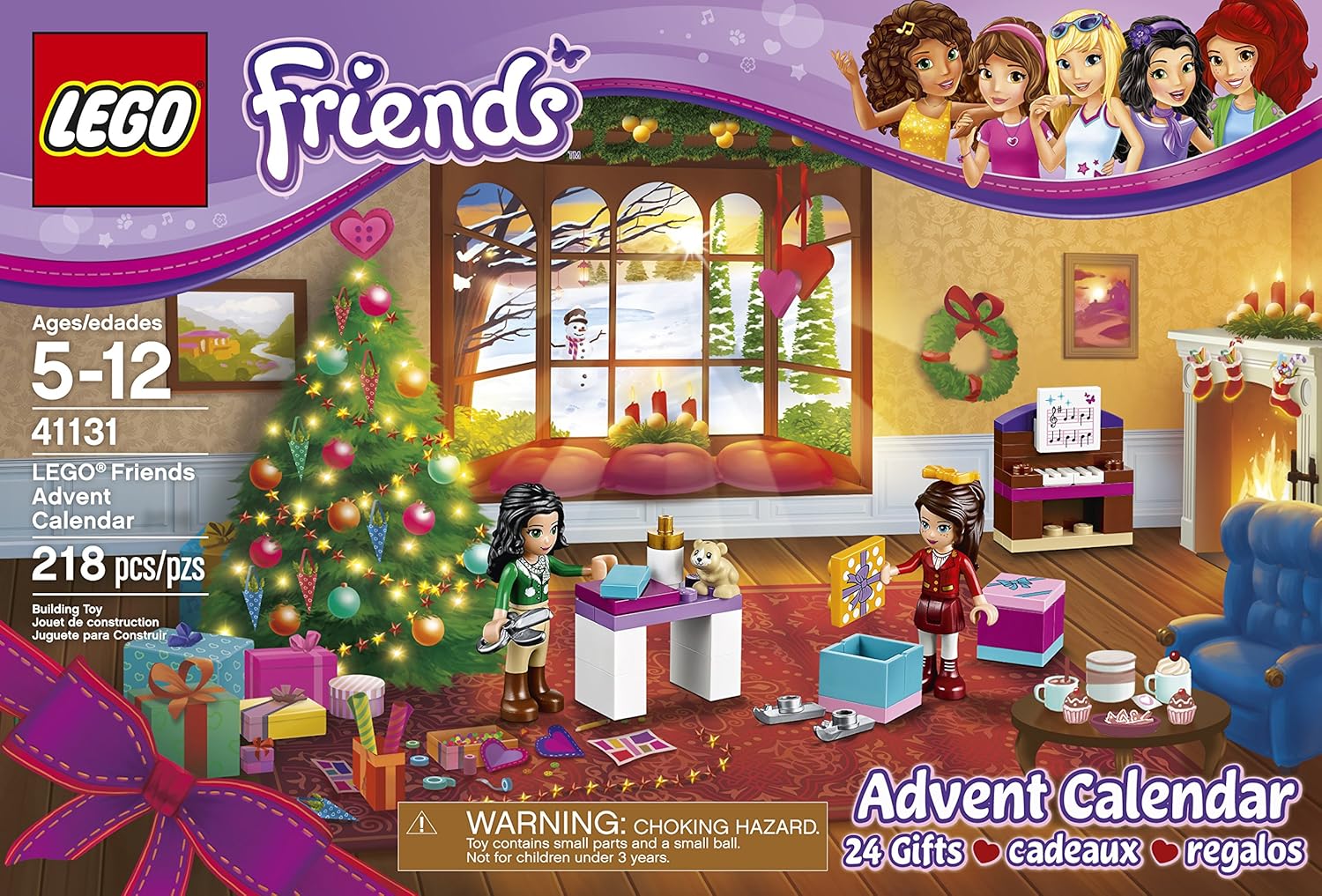 Limited Stock LEGO Friends 41131 Advent Calendar Building Kit (218 Piece) (Discontinued by Manufacturer)