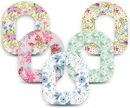 Miniatura 10 de ExpressionMed - Parches adhesivos para Dexcom G7 y Stelo (paquete de 5) - Cintas con sensor CGM precortadas a prueba de agua, no se deshilachan,