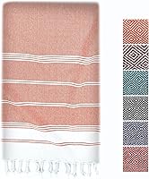 Vista 79 de LANE LINEN Paquete de 6 toallas de playa prelavadas de gran tamaño, elegantes toallas de secado rápido para piscina y viaje para adultos, 39 x 71
