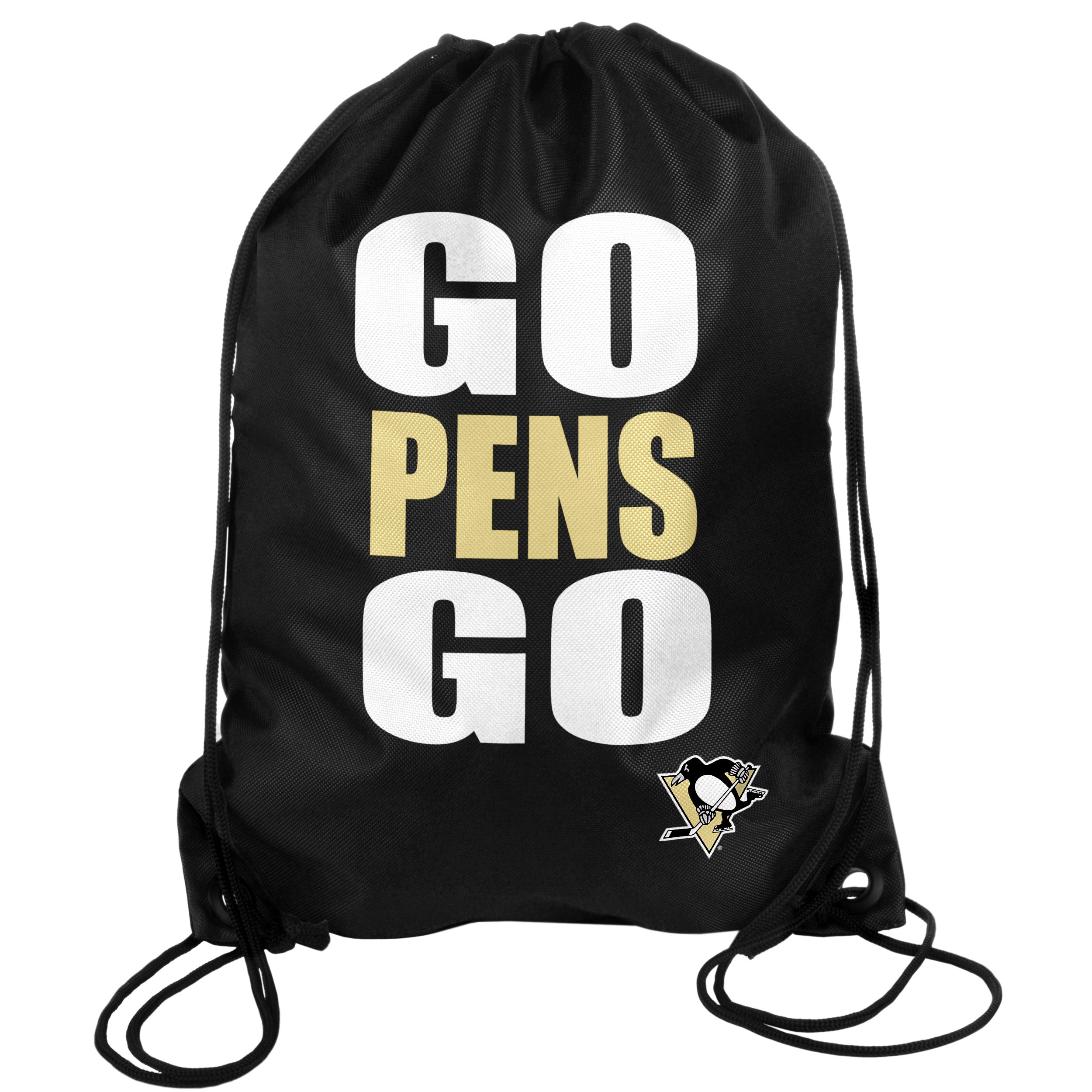 Pittsburgh Penguins 2013 Slogan Drawstring Backpack