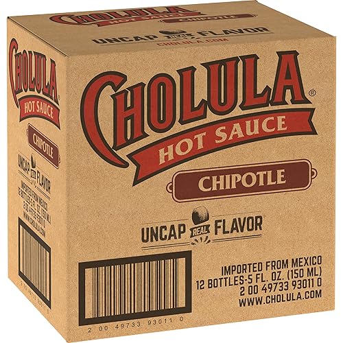 Cholula Salsa picante Chipotle 5 onzas (paquete de 6)