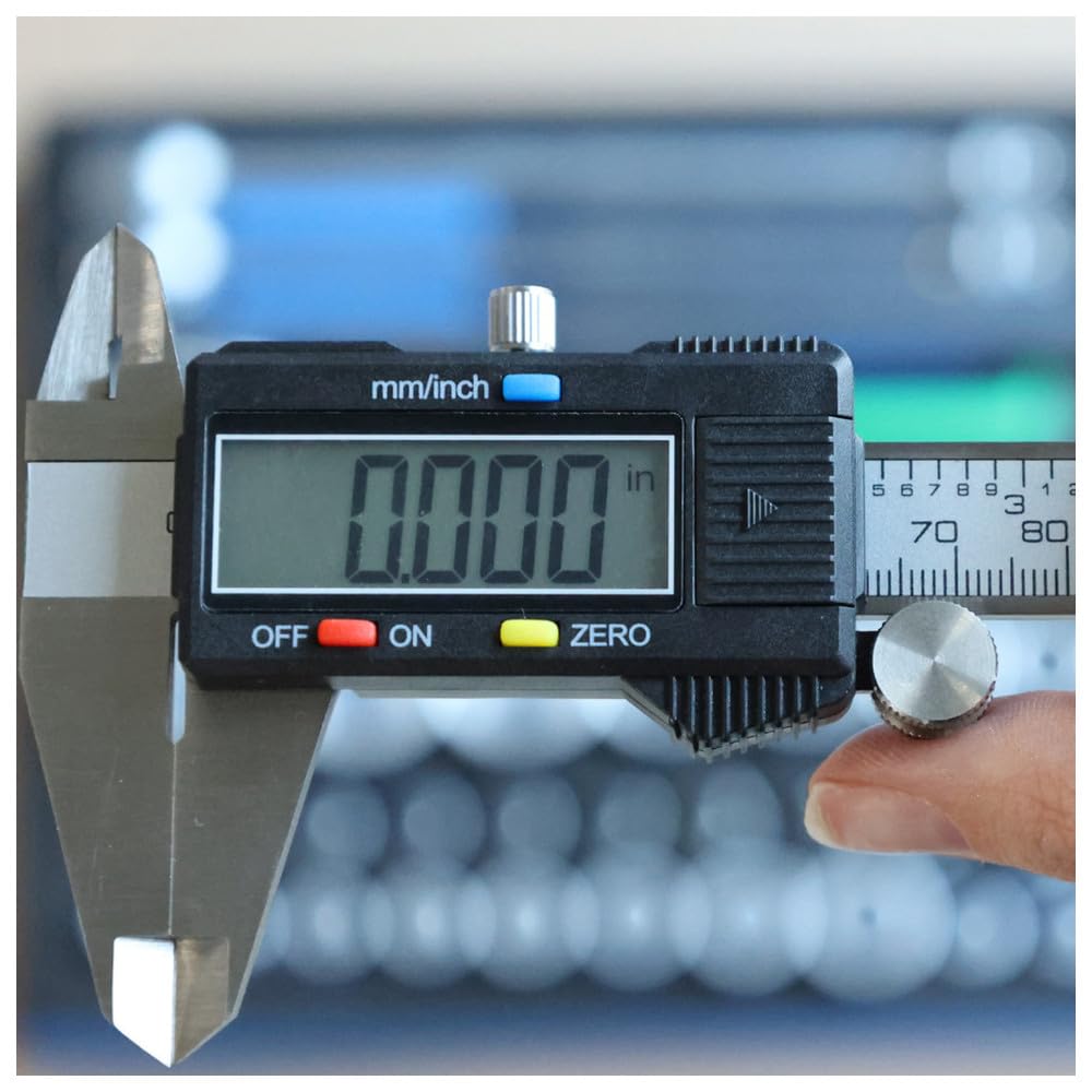 Calibrador digital, pantalla LCD, CE, rango de medición 200 mm, 8 pulgadas