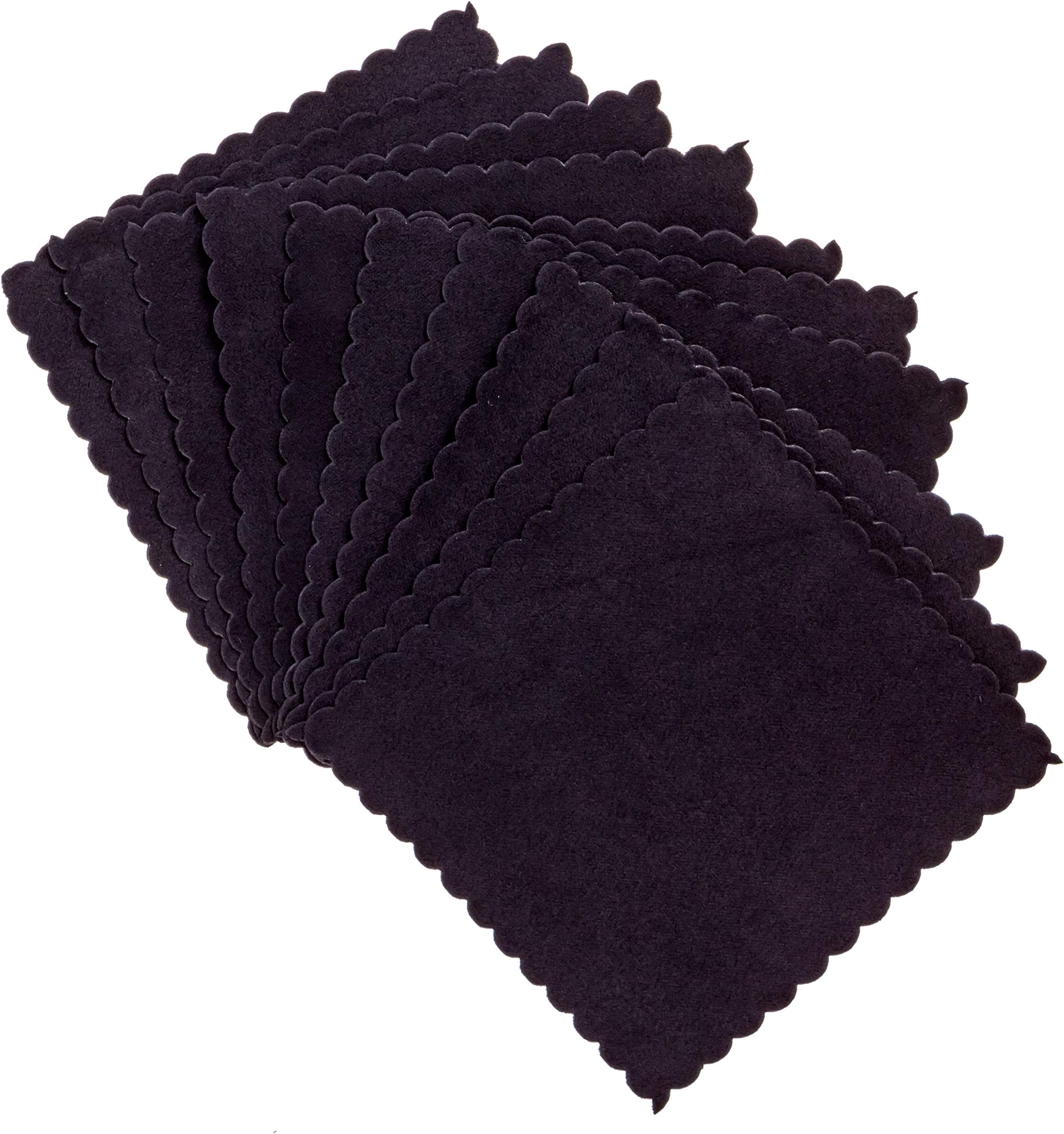 Gold Label Detailing Microfiber Suede Cloth for Ceramic Coating Application 4" x 4" | Ultra Soft Edgeless Cloth for Use with A Foam Applicator