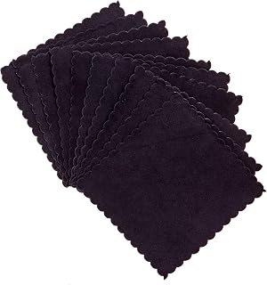 Microfiber Suede Cloth for Ceramic Coating Application 4" x 4" | Ultra Soft Edgeless Cloth for Use with A Foam Applicator