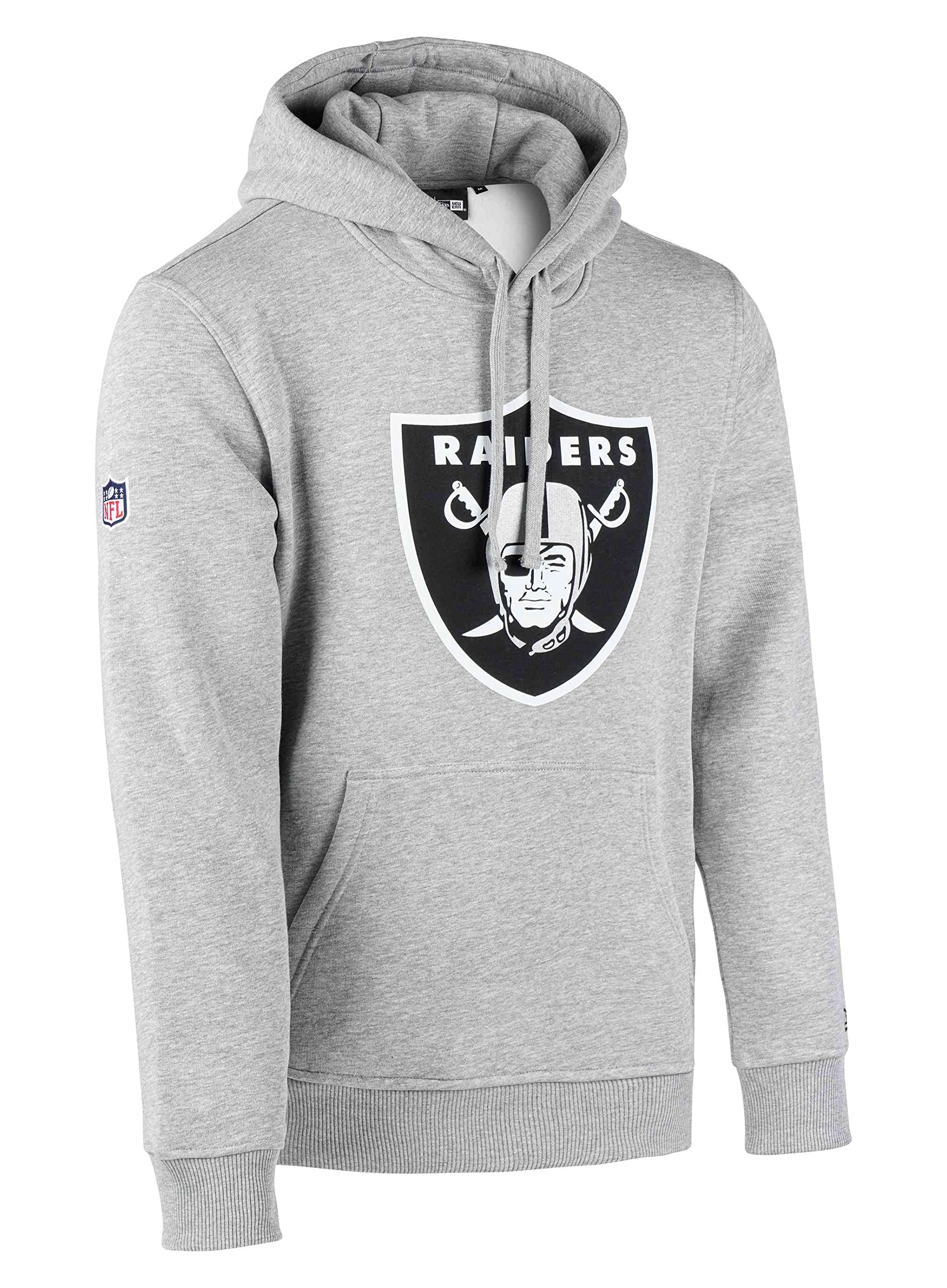 New Era - NFL Las Vegas Raiders Team Logo Hoodie - Gris Clair moucheté Coloris Gris Clair moucheté