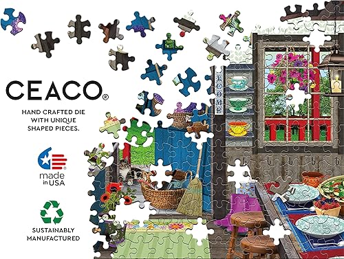 Miniatura 4 de Ceaco - Tracy Flickinger - Country Kitchen - Rompecabezas de 300 piezas