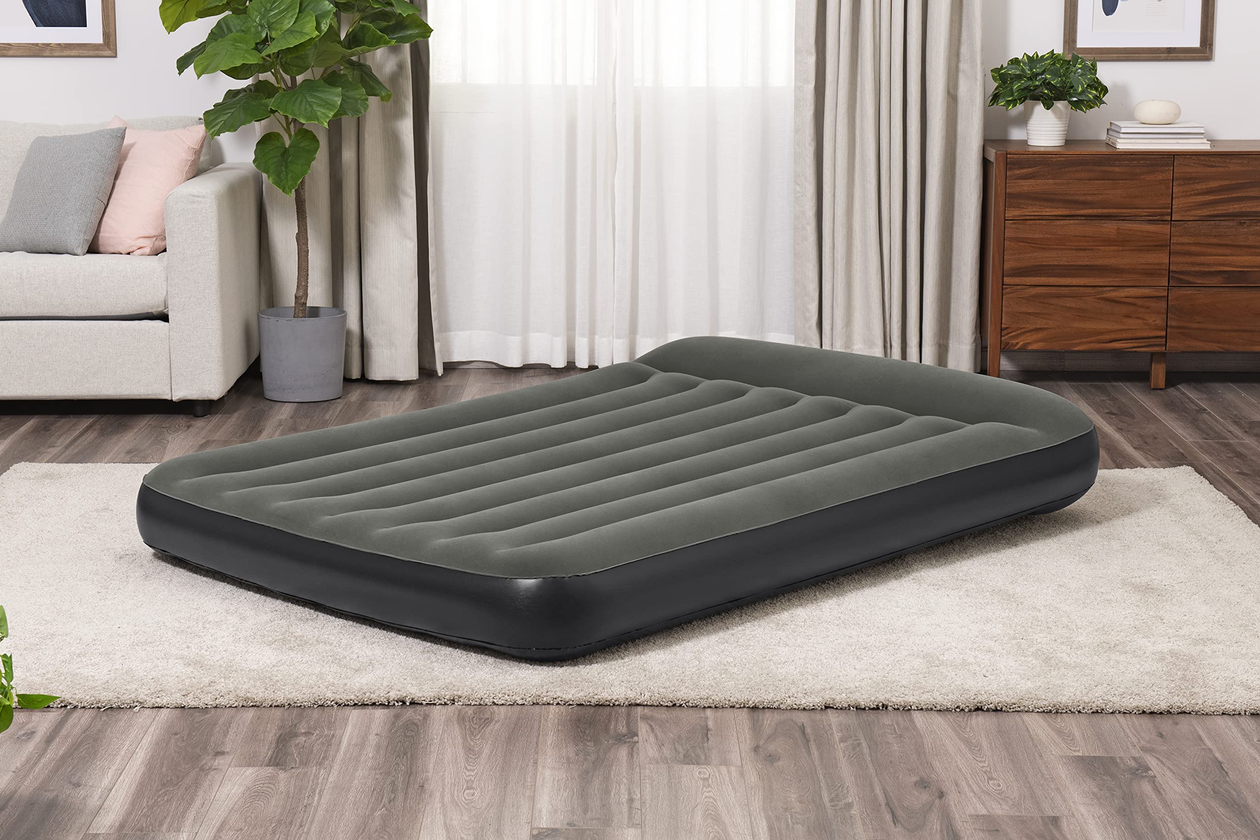 BESTWAY Cama Hinchable Doble Tritech 191x137x30 cm Negro