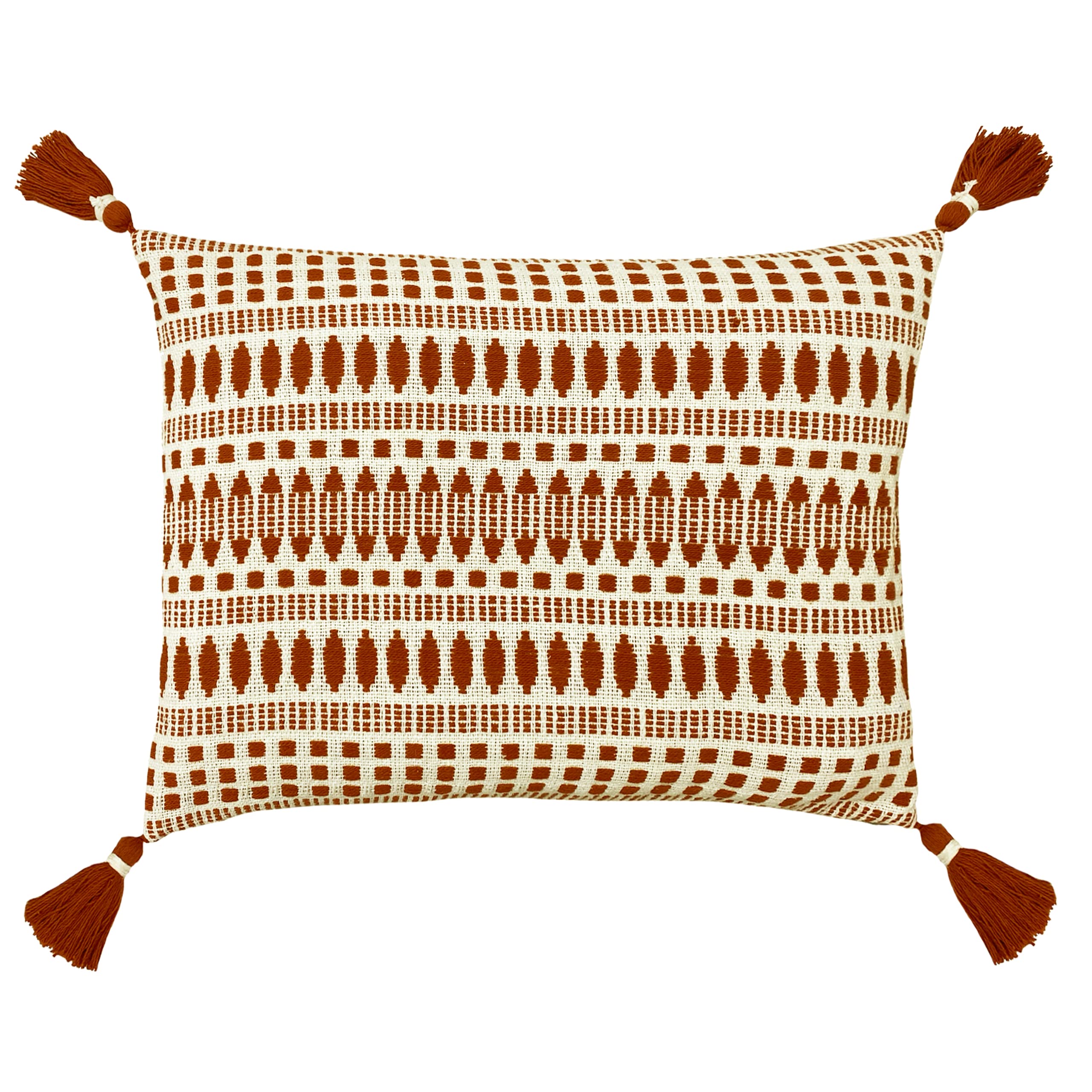 Geometric Rectangular Cushion
