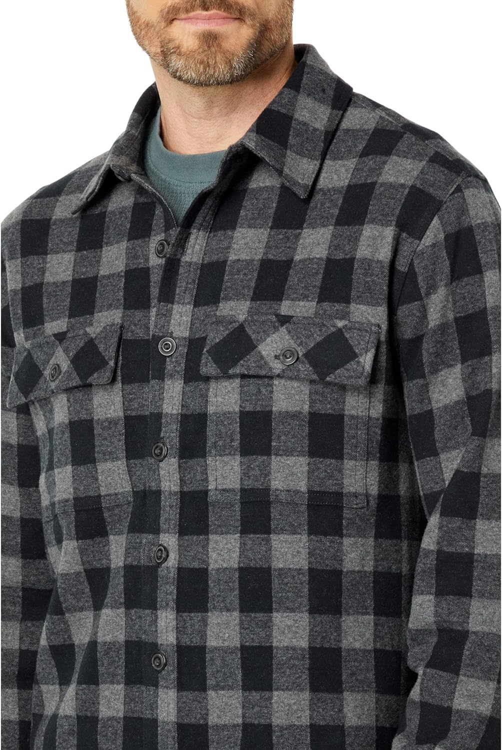 Vince Men's Buffalo Check Button Down Shirt - Image 3