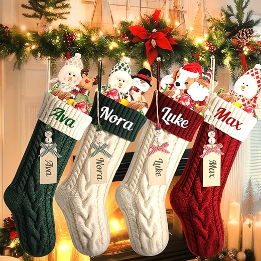 Custom Embroidered Christmas Stocking
