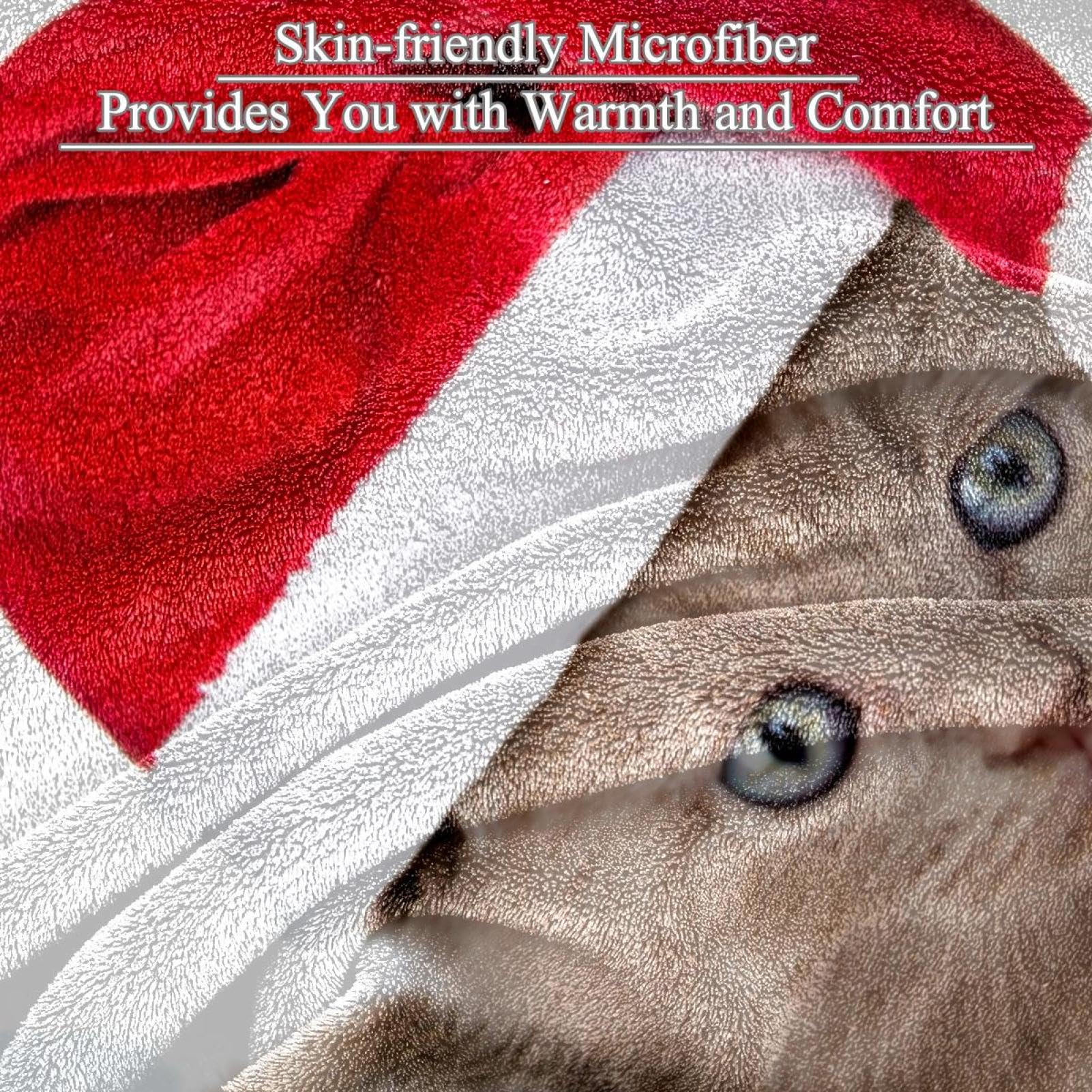 Couverture Polaire Chien Et Chat Couverture Microfibre Chaude Et Douce Jeté De Canapé Couverture 150×200cm