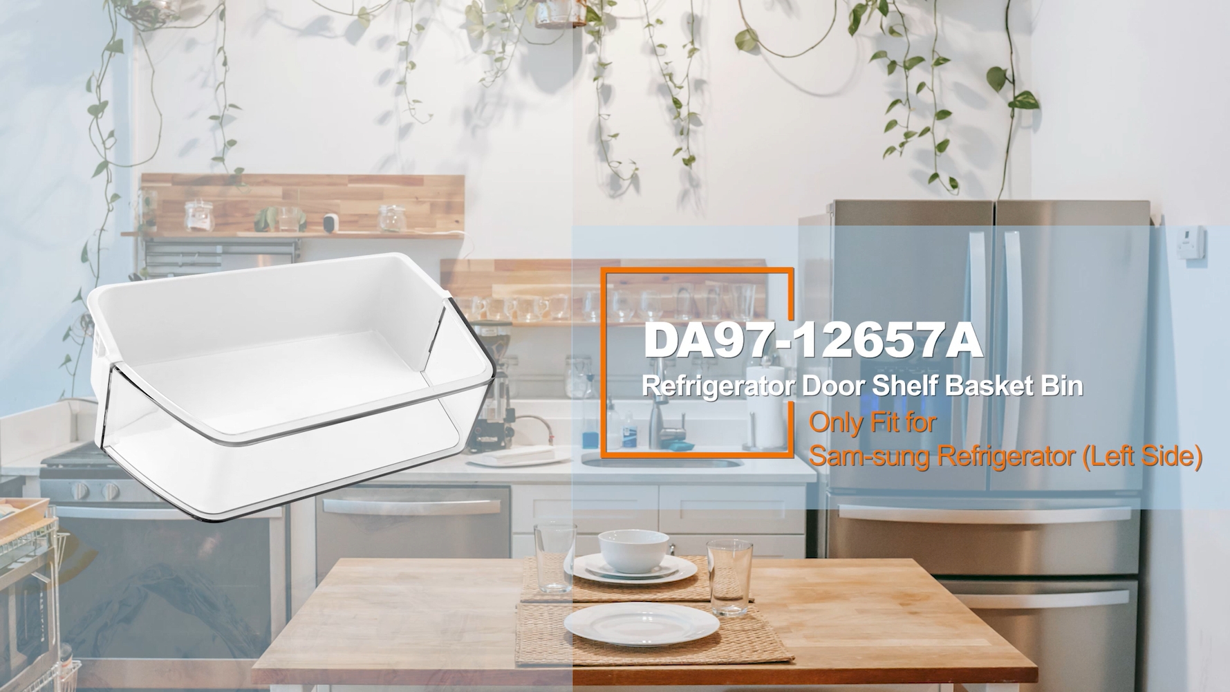 Amazon.com: DA97-12657A Refrigerator (LEFT) Door Shelf Bin