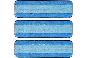 Bona Pads for Hardwood Floors: 3-Pack Microfiber Cleaning Pads Optimized for Bona Mop