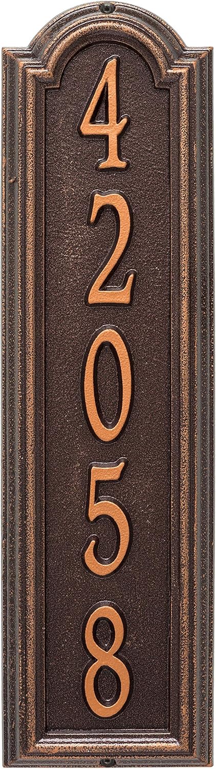 Whitehall Products Personalized Manchester Vertical Wall Plaque