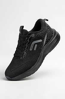 Mens Walking Shoes Wide Width Sneakers for Men Wide Toe Box Running Shoes with Arch Support for Plantar Fasciitis - JetCore V1