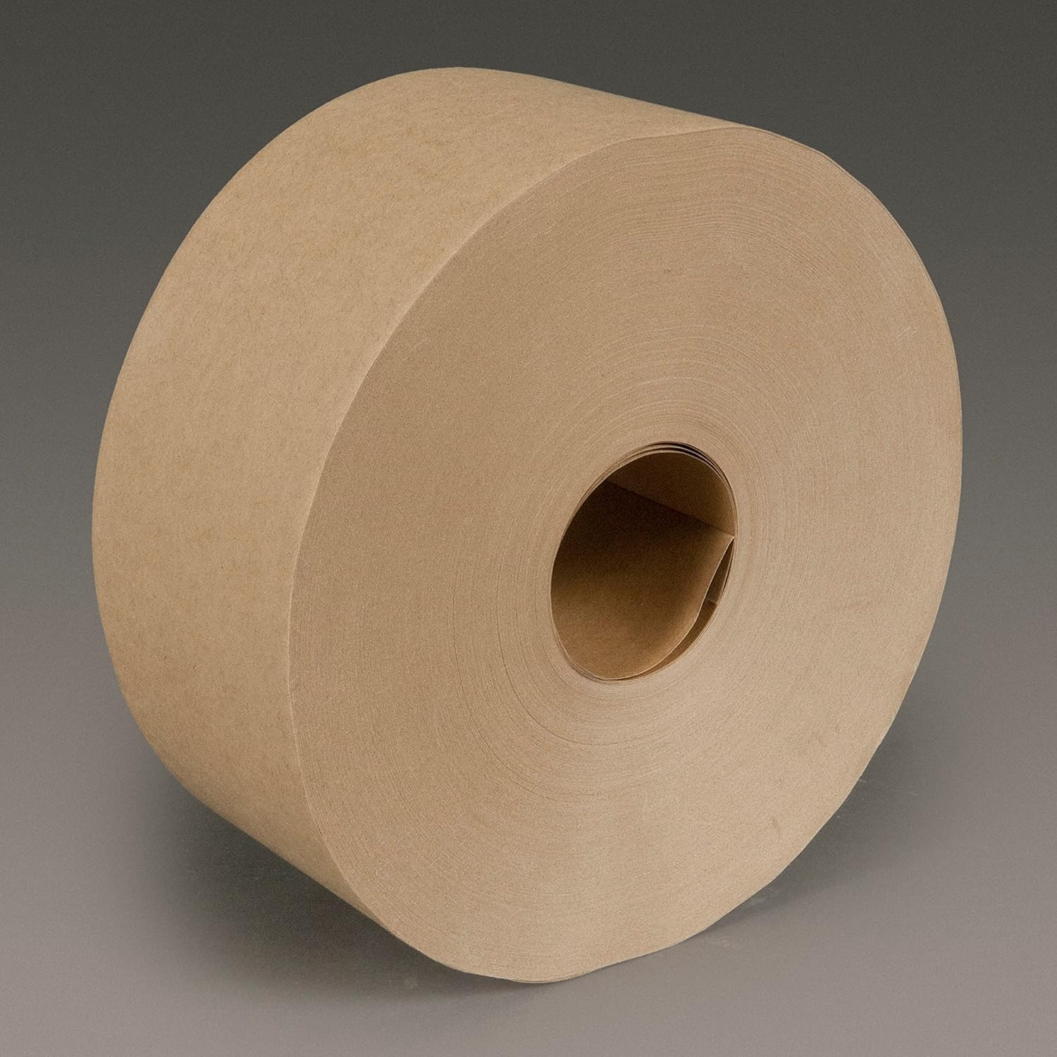 3M Water Activated Paper Tape 6147, Natural, Performance Reinforced, 3 in x 450 ft, 10 per case