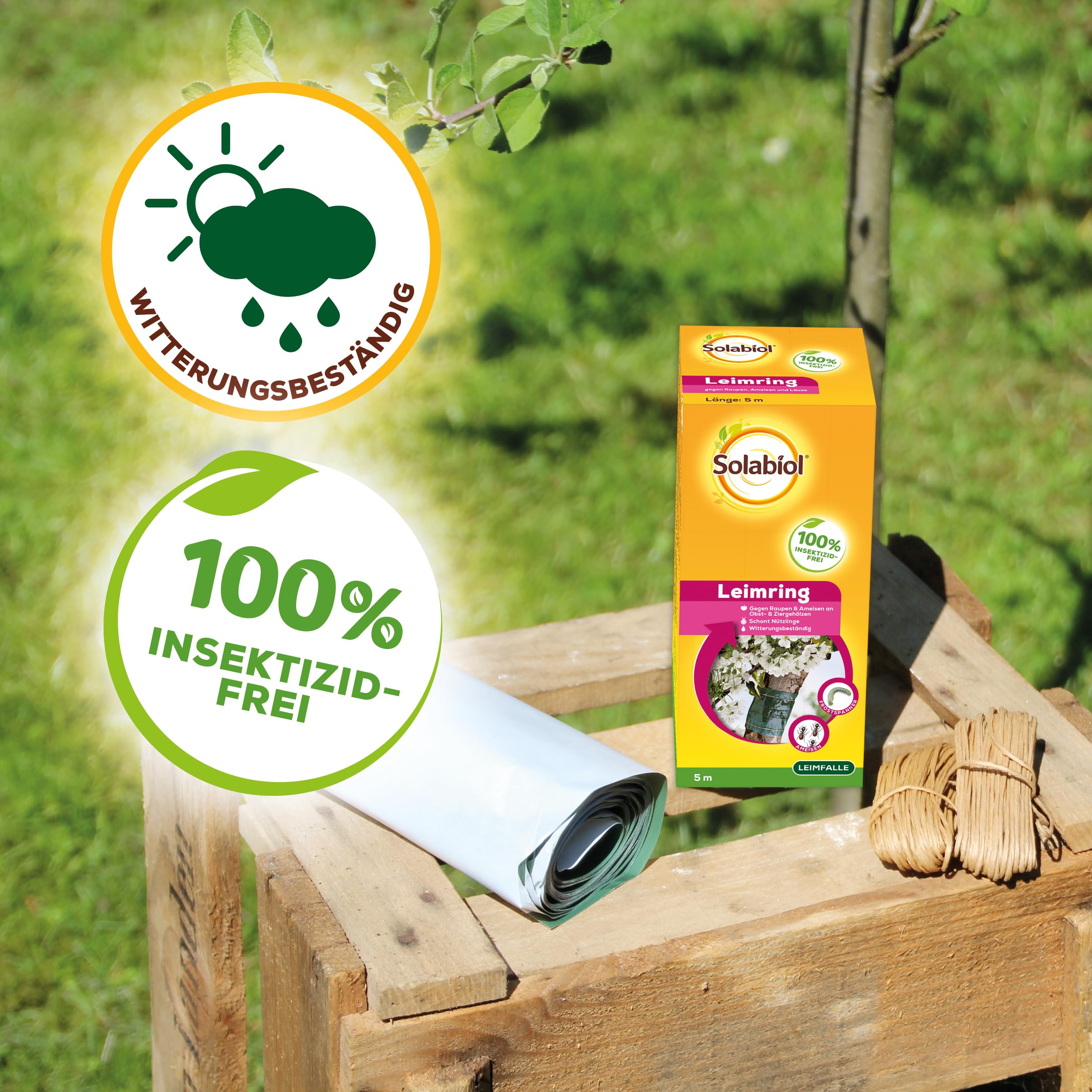 Produktbild von Solabiol Zünsler- & Raupenfrei | Biologisches Pflanzenschutzmittel | 15ml