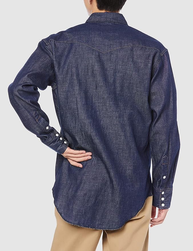 Amazon.co.jp: [ラングラー] ウエスタンデニムシャツ : ファッション