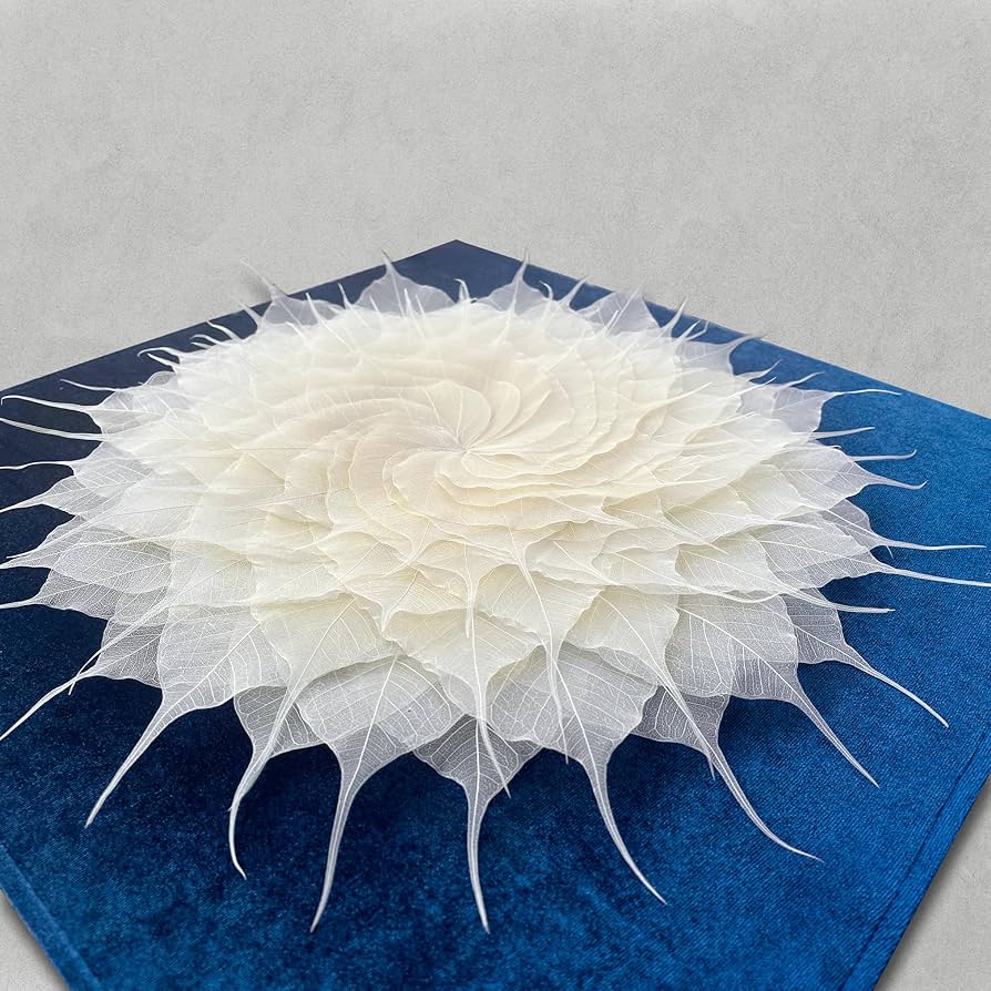 ネパール菩提樹の葉アート ネパール菩提樹の葉アート