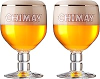 Vista 3 de Chimay Belgian Ale Copa/Cáliz Copas de Cerveza 0.33L - Juego de 2