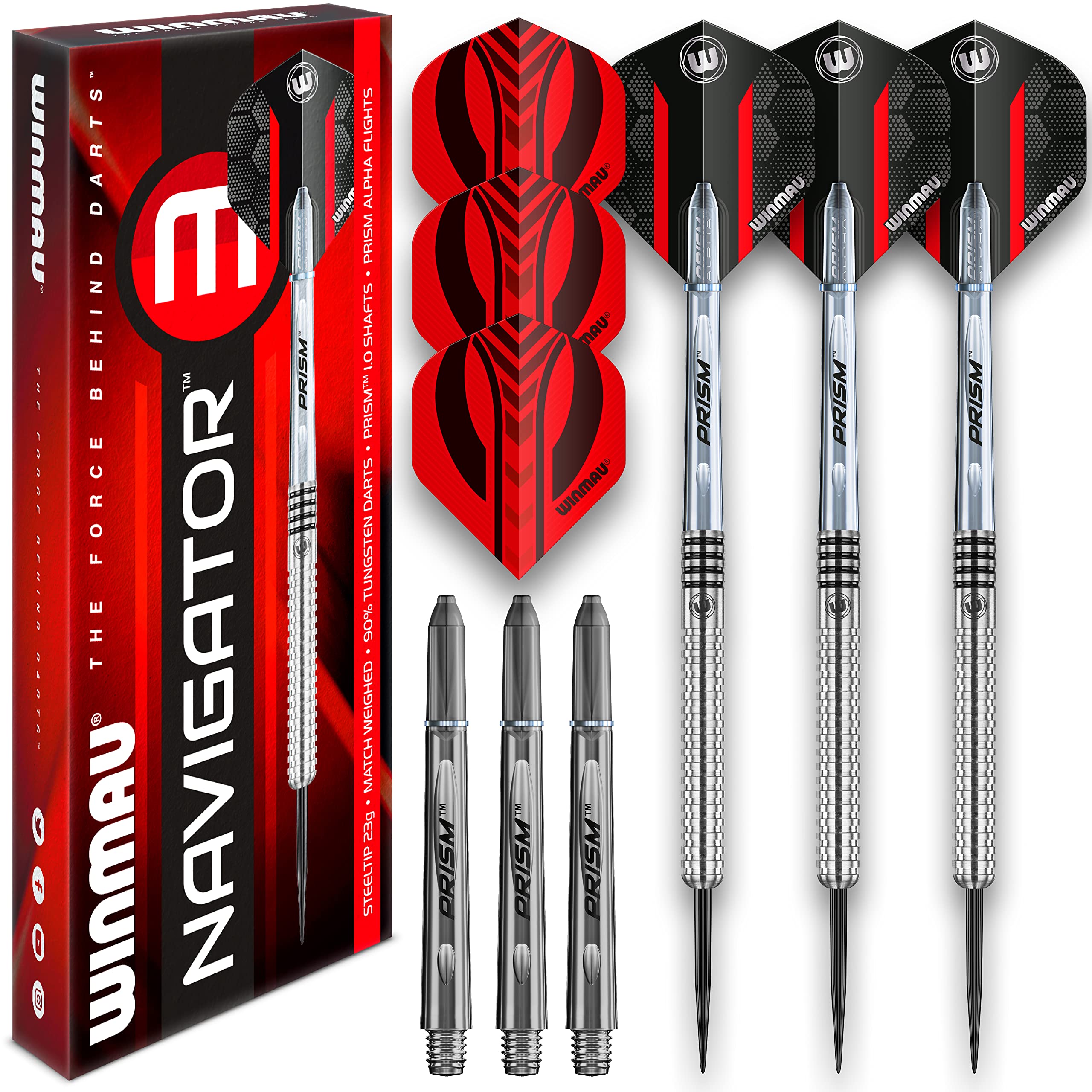 Winmau Navigator Plus 90% Tungsten Darts. 139/9679