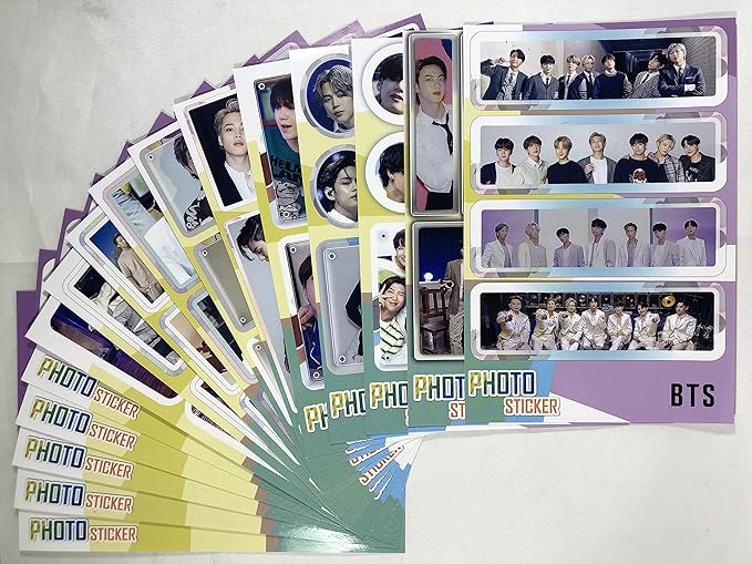 Amazon Tradeplace Bts 防弾少年団 グッズ フォト ステッカー シール 16シート 87枚 セット Photo Sticker 16sheets 87pcs 韓流 K Pop 韓国製 アイドル 芸能人グッズ 通販