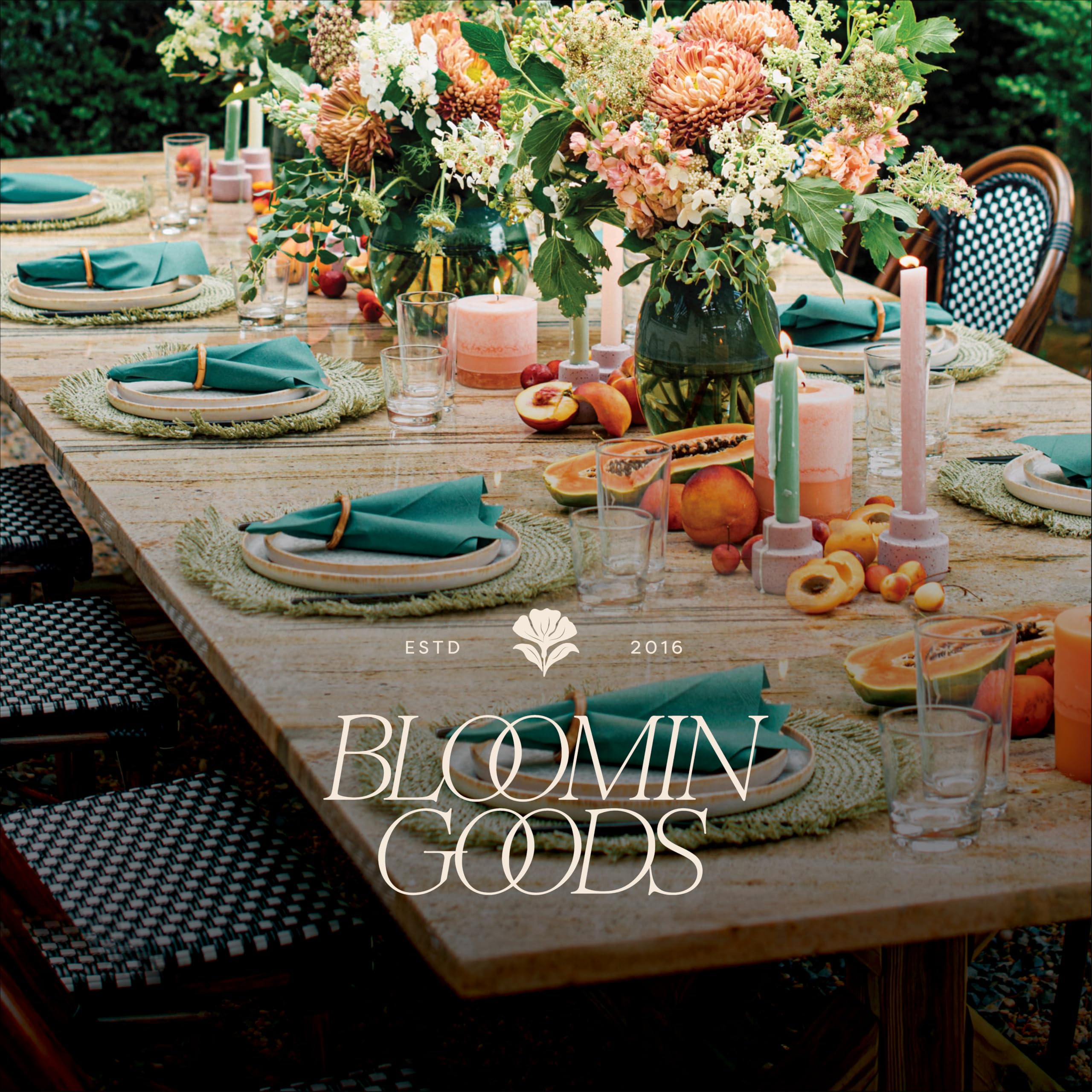BloominGoods - Servilletas de papel desechables con aspecto de lino, servilletas de papel de tela, suaves y absorbentes para cocina, fiestas, bodas, cenas o eventos (paquete de 200)