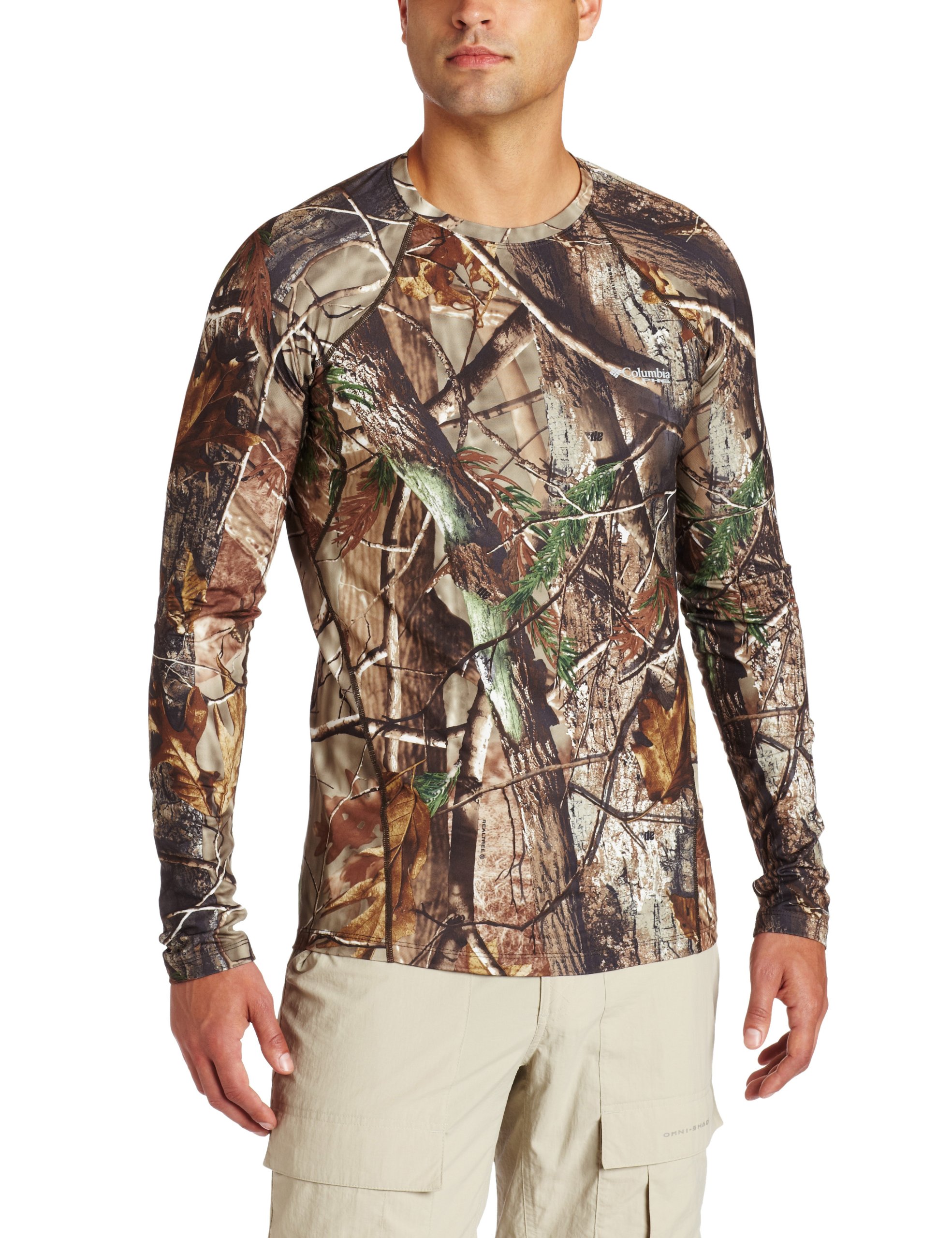 Men's PHG Camo Base Layer Mid Long Sleeve Top