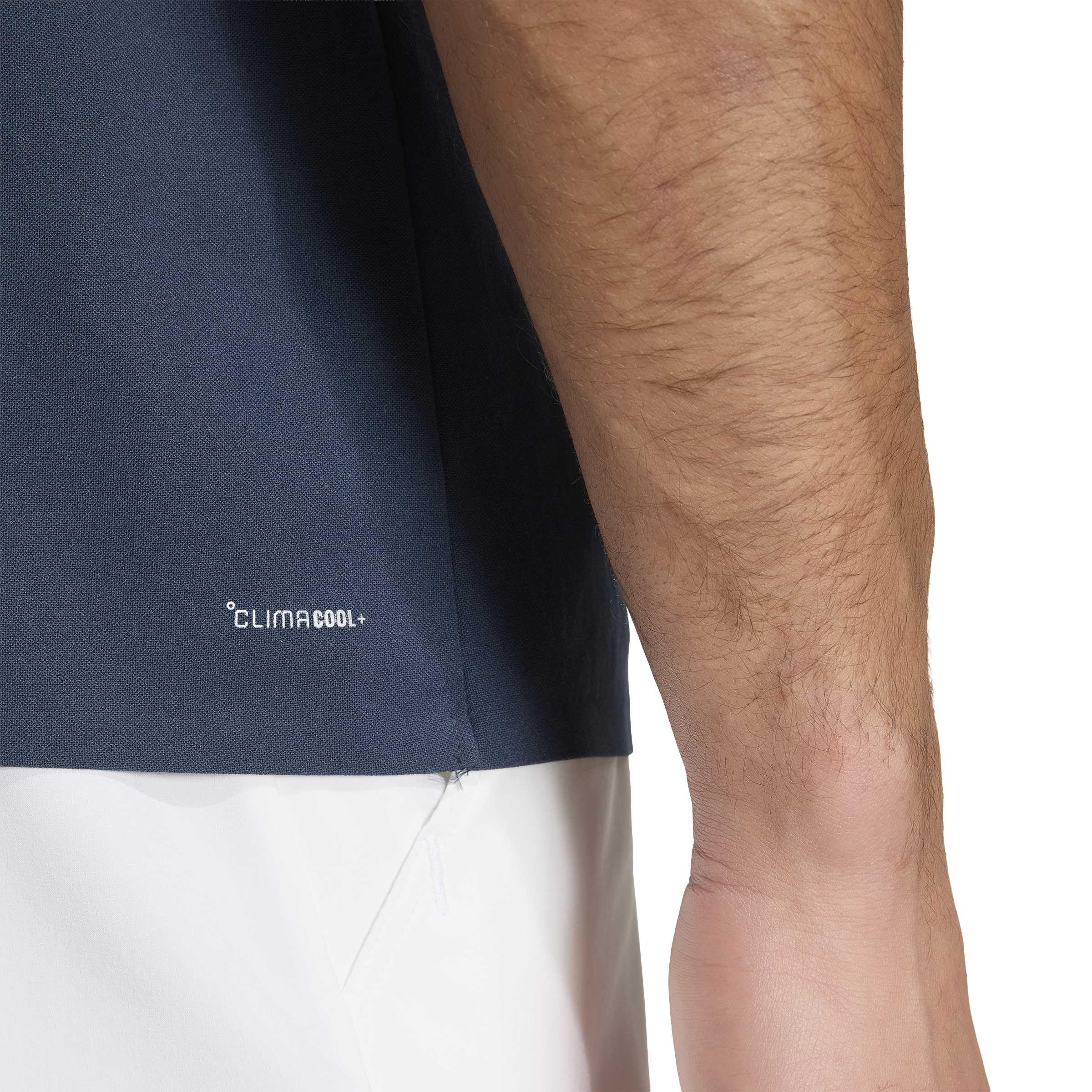adidas Hombre Climacool+ Tennis Freelift Polo Pro Shirt, Aurora Ink, L