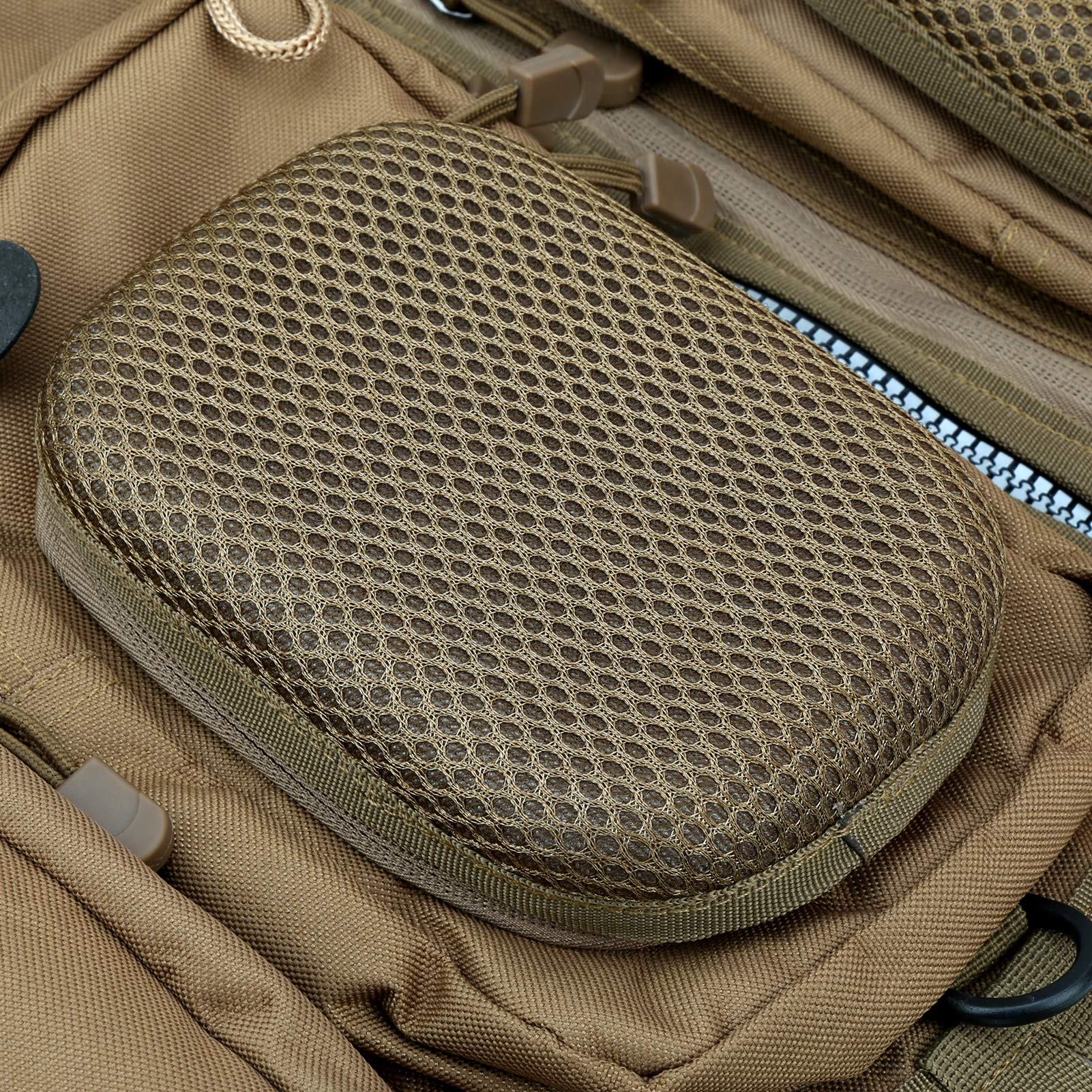 Drfeify Chaleco de Pesca de Bolsillo Múltiple Chaleco Deportivo Profesional con 6 Bolsillos Delanteros Bolsas de Malla Tiras Reflectantes Hebillas Ajustables para Actividades Al Aire
