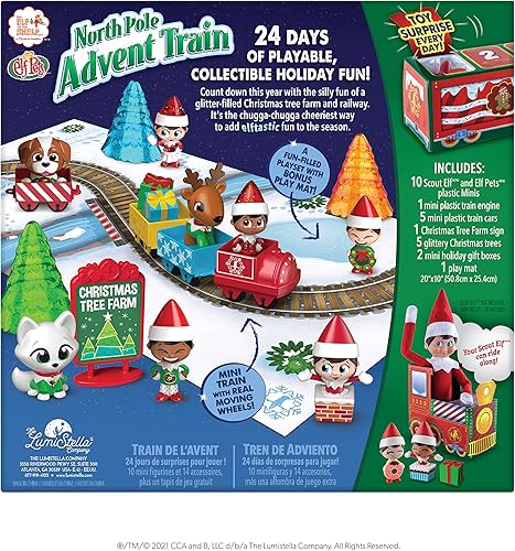 Miniatura 3 de The Elf on the Shelf- Tren de Adviento del Polo Norte (no incluye al elfo explorador)