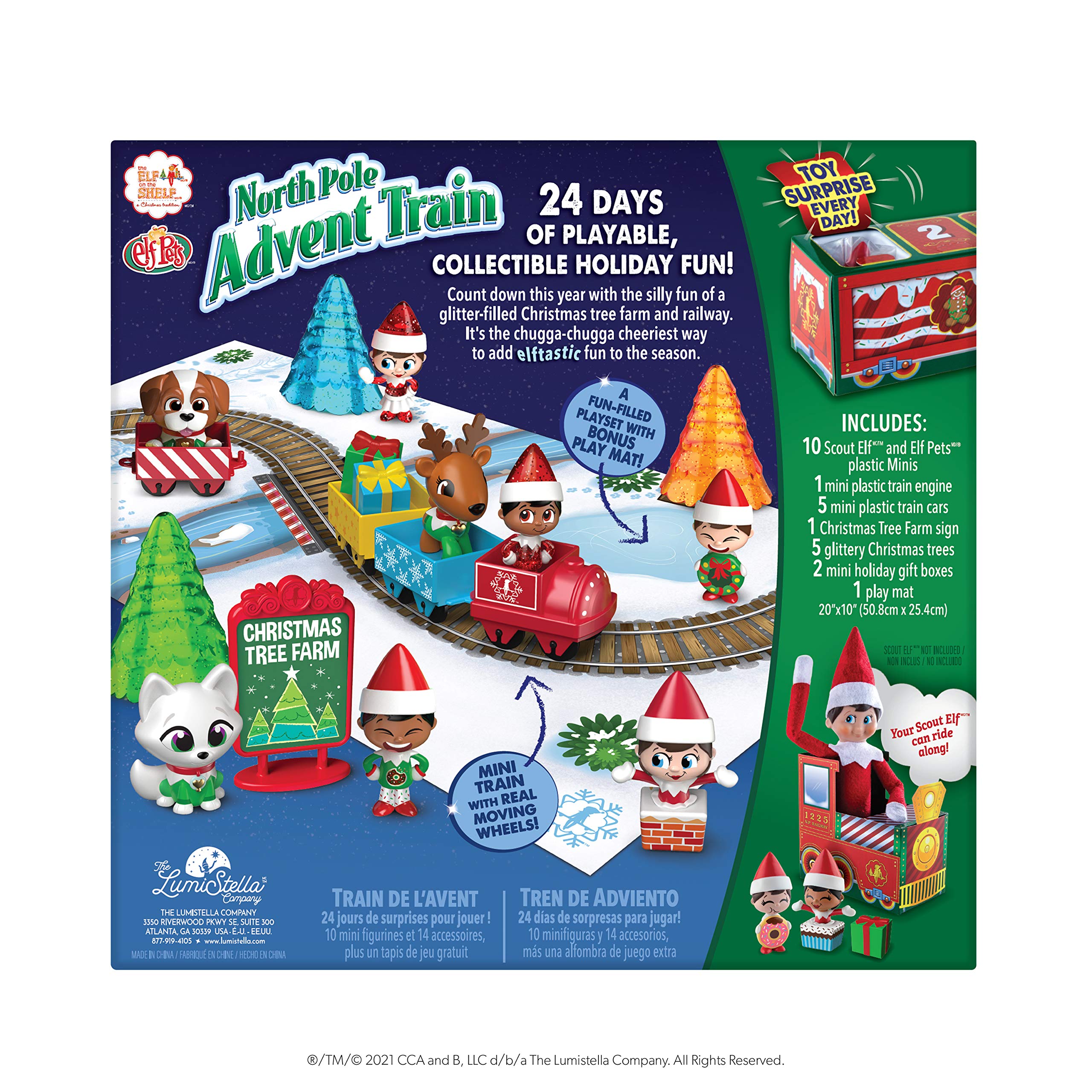 Amazon.com: The Elf on the Shelf North Pole Advent Train (Scout Elf Not Included) : Toys & Games Amazon.com: The Elf on the Shelf North Pole Advent Train (Scout Elf Not Included) : Toys & Games