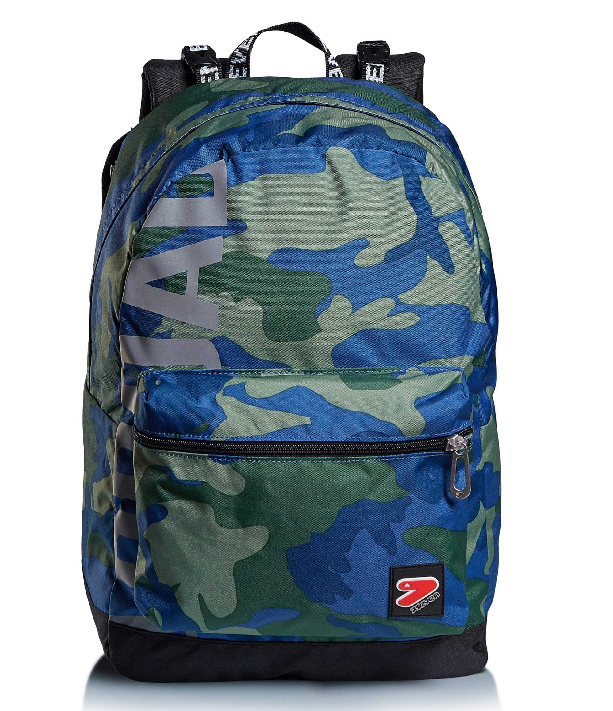 The Double Backpack - Camo Royal -Reversible -Army Green