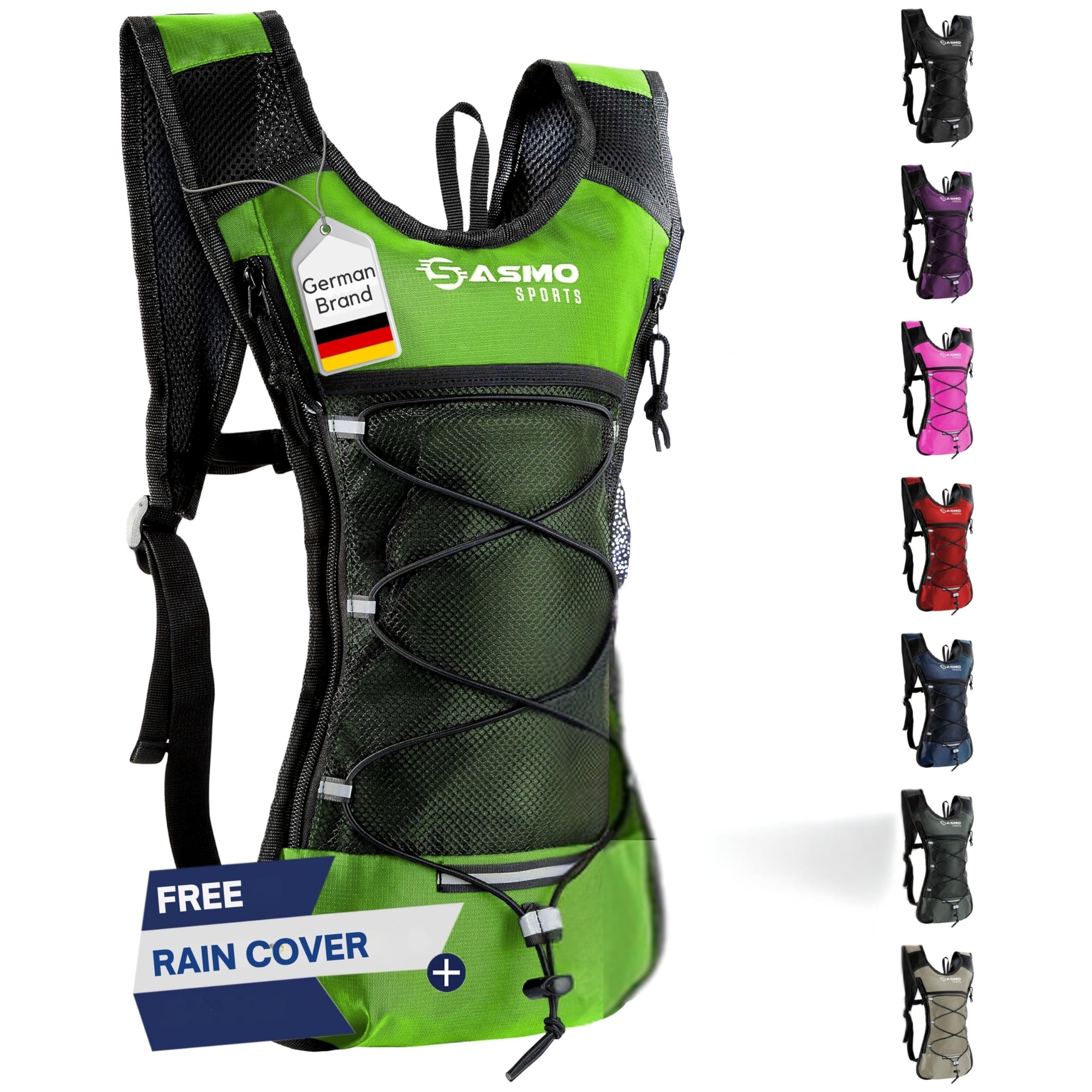 SASMO Hydration Backpack 6L – Ultra-Lightweight Insulated Running Pack for Hiking, Cycling, Trail Running & Camping — image 1