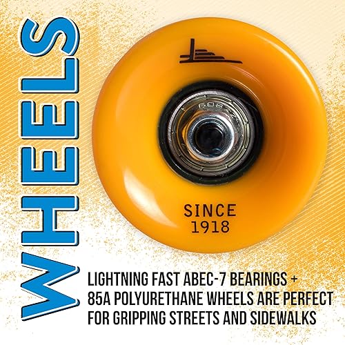 Miniatura 6 de Flybar 22 Inch Complete Plastic Cruiser Skateboard Custom Non-Slip Deck Multiple Colors