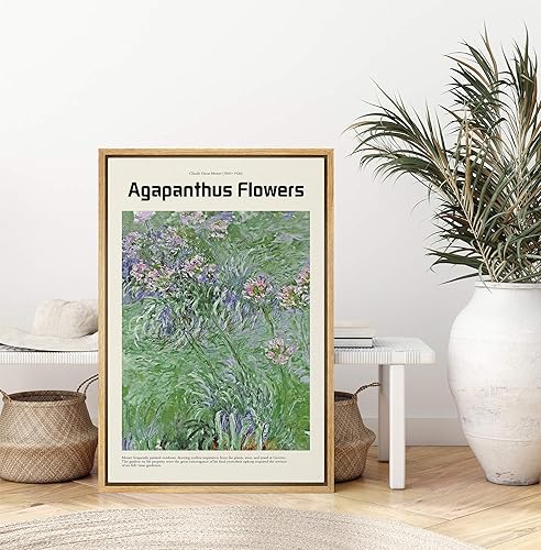 Miniatura 3 de IDEA4WALL - Lienzo enmarcado con impresión de arte abstracto listo para colgar en la pared de la sala y habitación Bs06-2103-famoso-m15