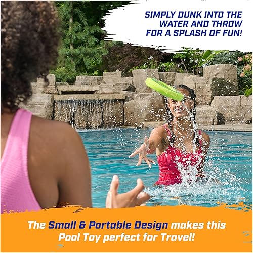 Miniatura 5 de SwimWays Hydro Spiral, juguetes de piscina para niños y adultos, anillo de lanzamiento para playa, lago y piscina, juguetes al aire libre para niños