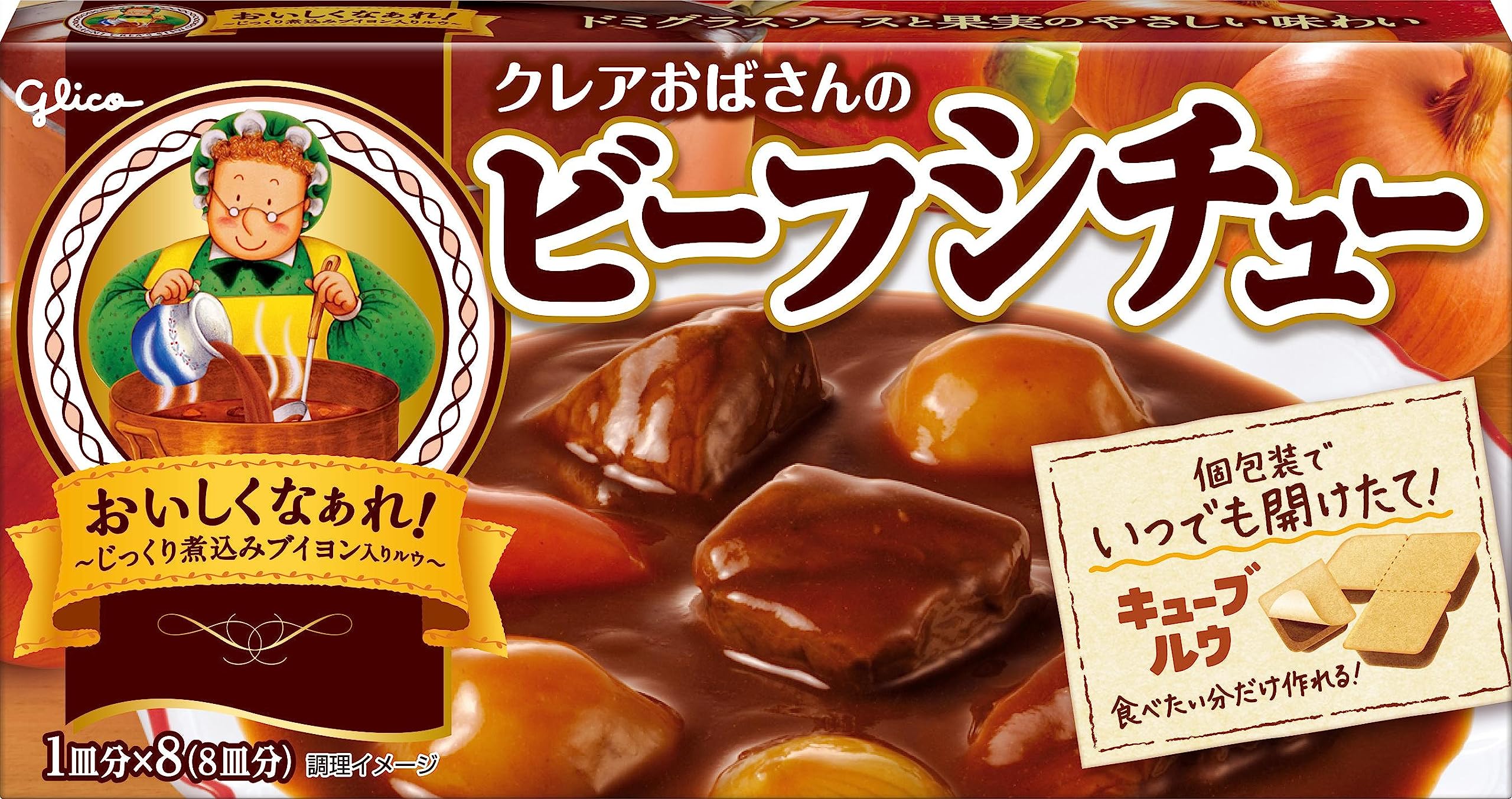 Amazon.co.jp: グリコ クレアおばさんのビーフシチュー 148g×5個