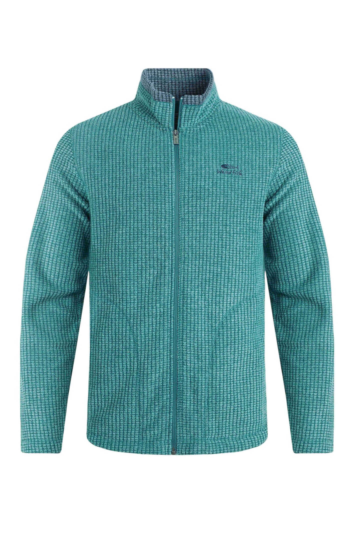 Weird Fish Men's Leaf Green Shires Full Zip Grid Fleece Size 4XL. (Jumper/Sweater/Fleece)