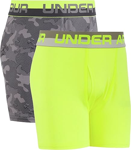 Under Armour Calzoncillos tipo bóxer para niños, ligeros y suaves y elásticos