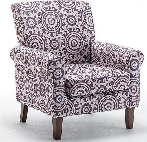 US Pride Furniture Sillas tradicionales para sala de estar, dormitorio y oficina, sillón decorativo con marco de madera de abedul y elegantes disponible en Yaxa Peru